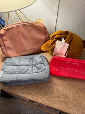 New cosmetic bag bundle  4 bags